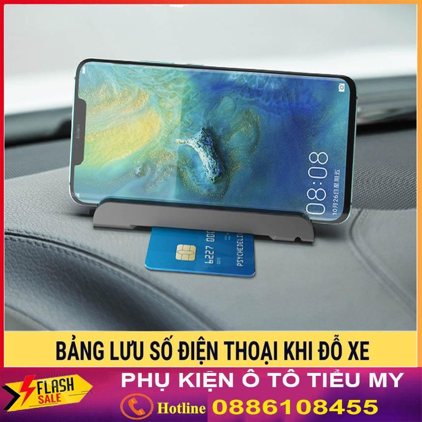 Bảng ghi số ĐT ô tô, ghi số ĐT xe hơi khi dừng đỗ xe- có kèm kệ, giá đỗ để ô tô