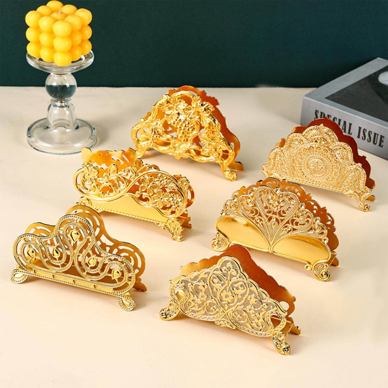 Modern Napkin Holder Dining Room Tissue Dispenser Sturdy Tabletop Paper Tissue Dispenser Centerpiece for Kitchen Dining Table