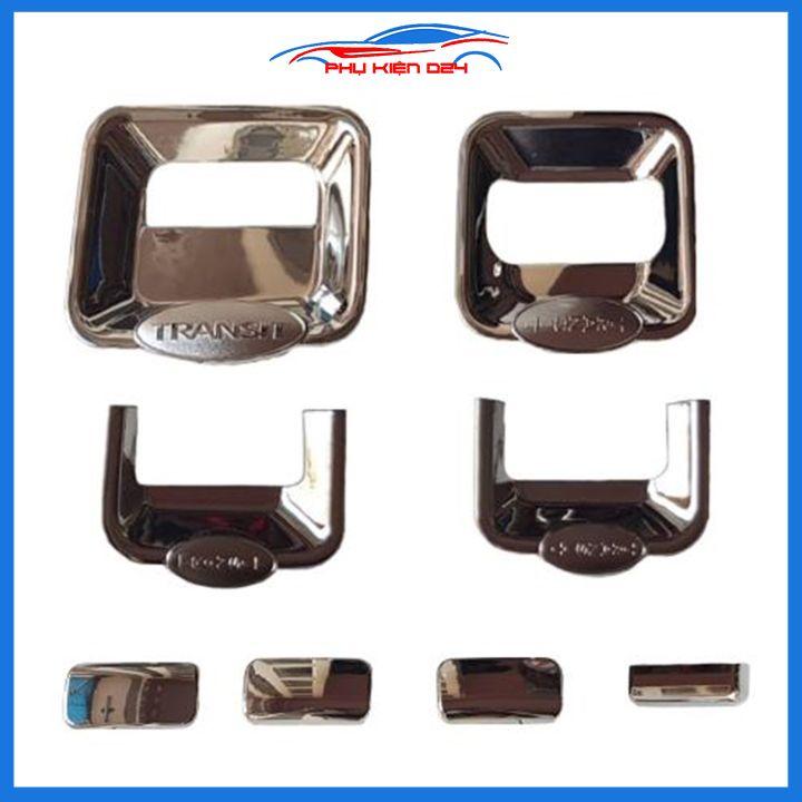 Ốp tay hõm mạ crom Transit 2014-2015-2016-2017-2018-2019-2020-2021 sáng bóng chống trầy bảo vệ cửa xe ô tô