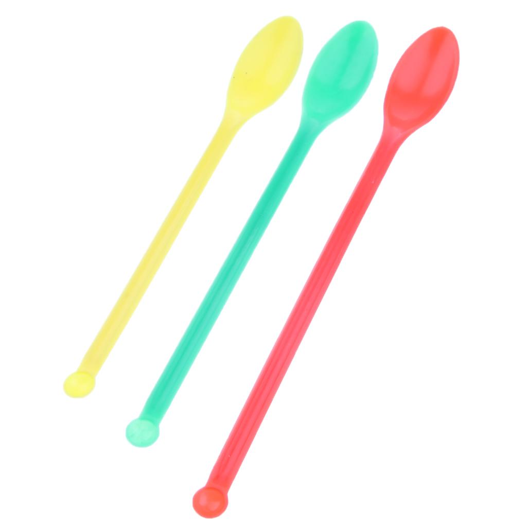 3pcs Medical Pharmacy Mini Micro Spoon Scoop Tasting Spoons