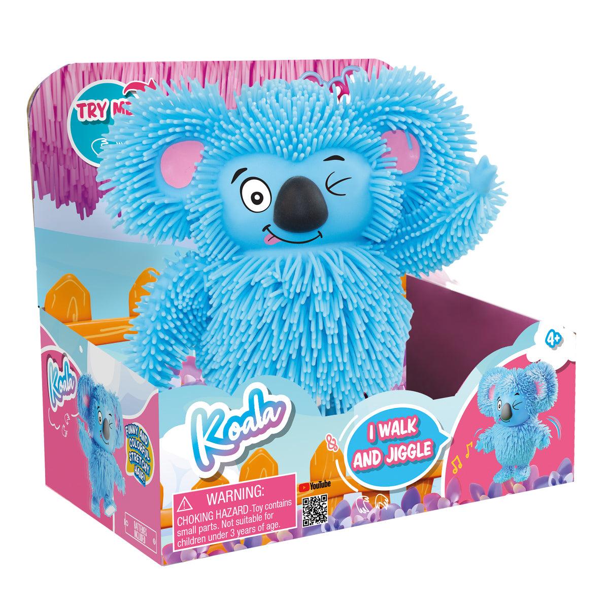 Đồ Chơi Đồ Chơi Thú Cưng Nhún Nhảy Koala Xanh Vui Vẻ JIGGLY PETS JP007F-BL