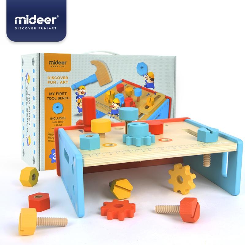 Bộ đồ chơi nấu ăn cho bé gái mini bằng gỗ Mideer My first BBQ set Mideer