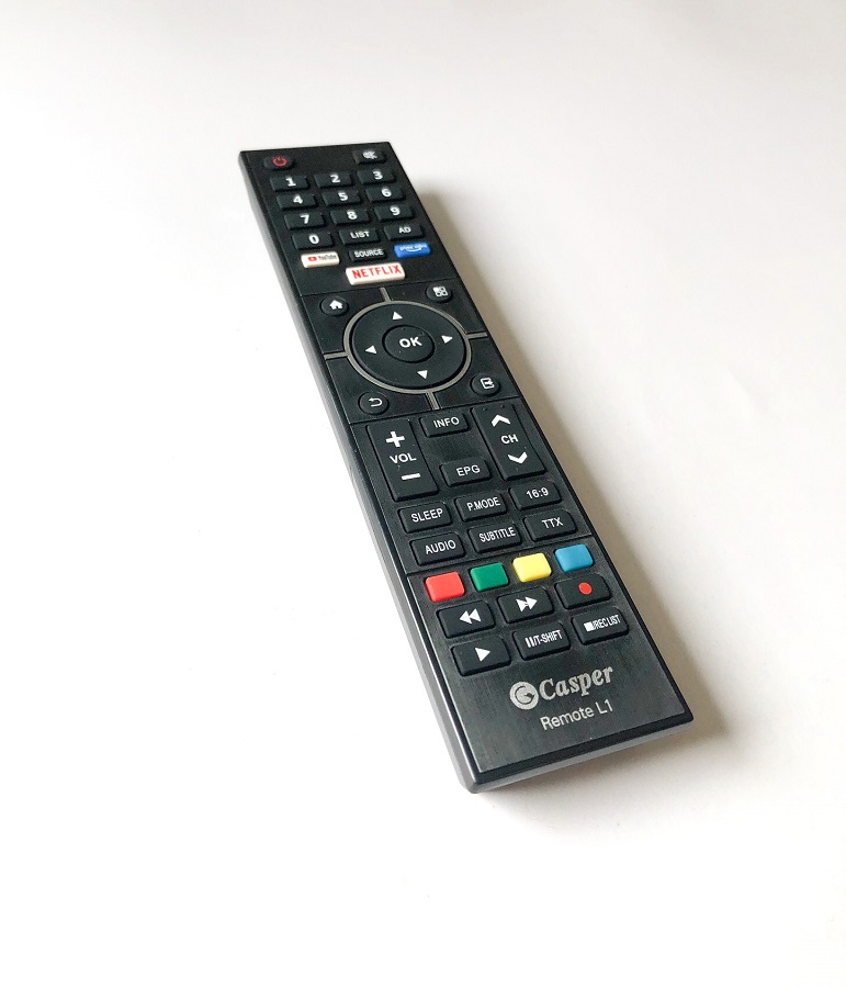 Remote Điều Khiển Tivi Dành Cho Casper Internet Smart TV Netflix Youtube Kèm Pin