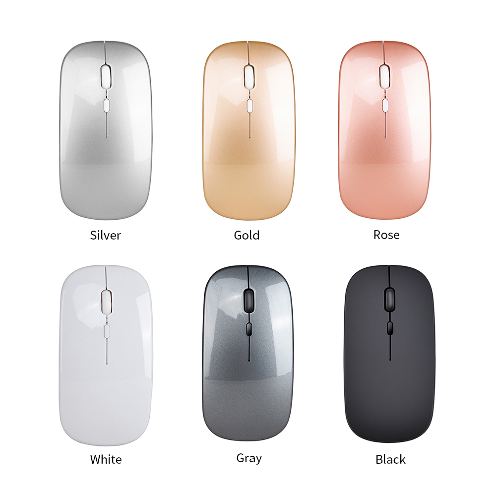 Chuột Không Dây Siêu Mỏng Di Động 2.4G Kiểu Dáng Đẹp Có Thể Sạc Lại Đường Truyền 10m / 33FT