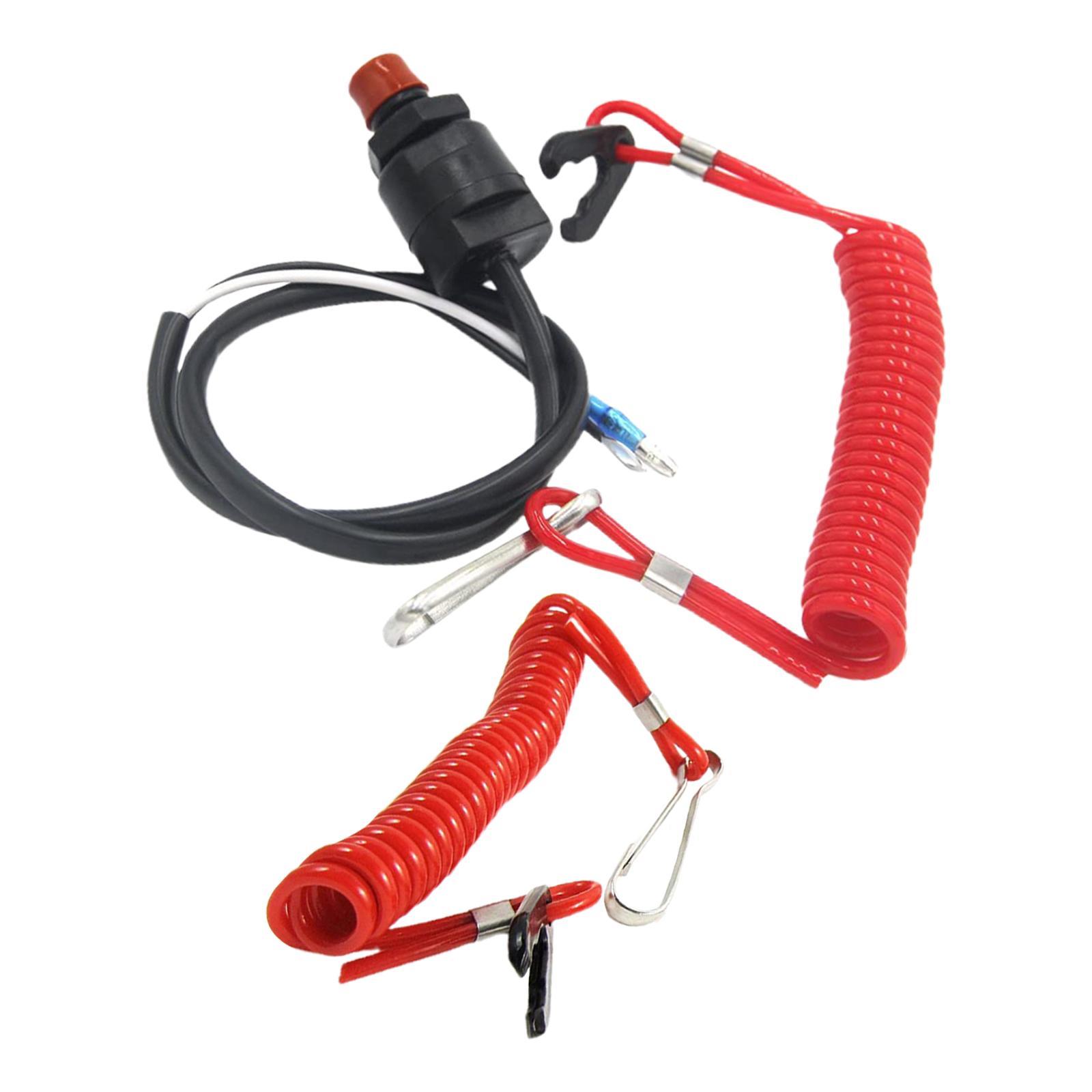 Boat Outboard Motor Emergency Safety Engine Stop Switch for