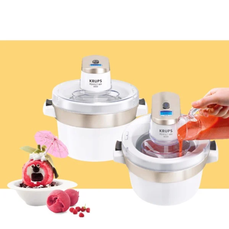 Máy Làm Kem Tươi Krups GVS241, Ice Cream Maker, Dung Tích 1.6L, Nhập Đức, BH 12 Tháng