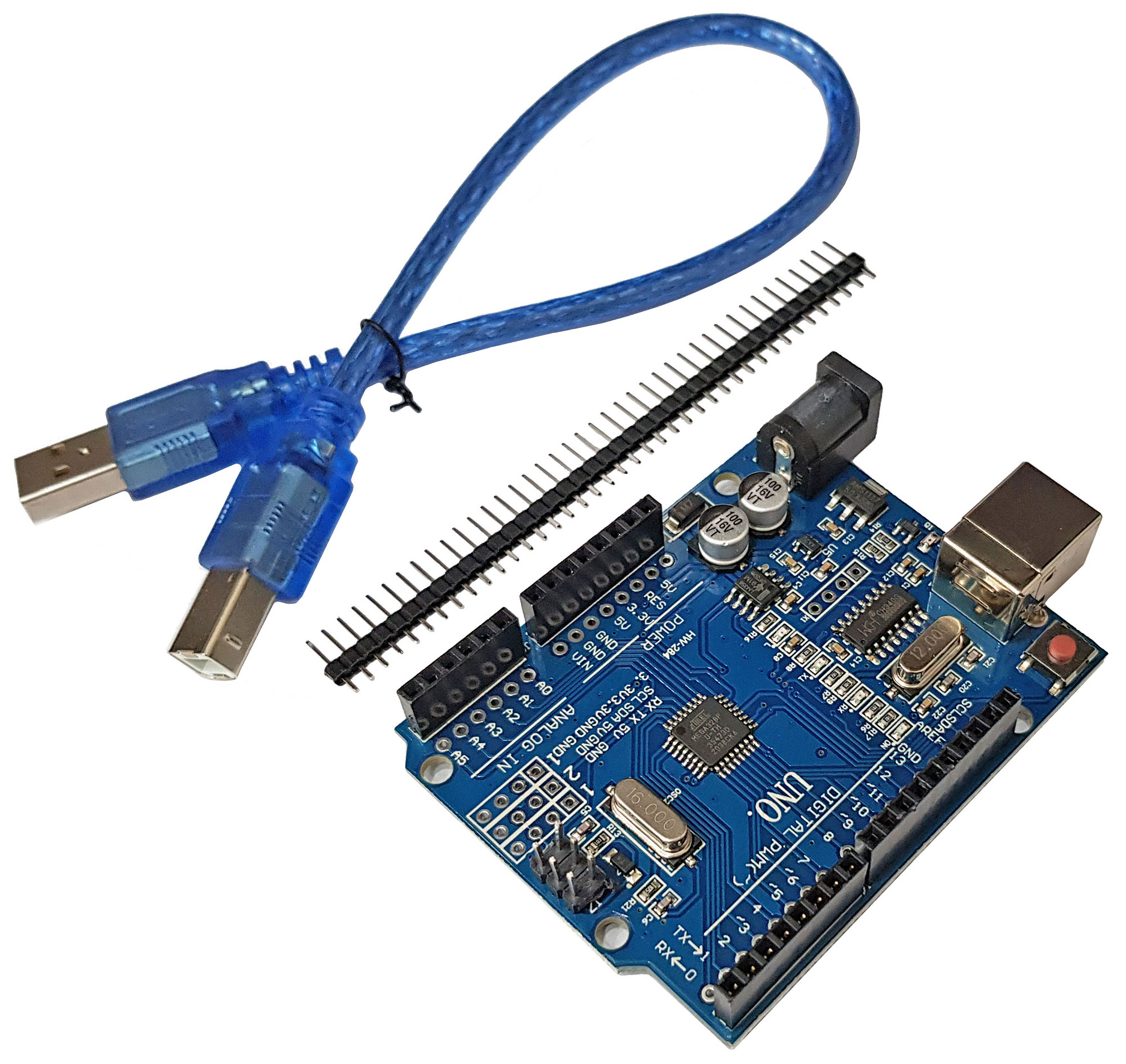 KIT Arduino Uno R3 SMD ATmega328p CH340 Kèm cáp