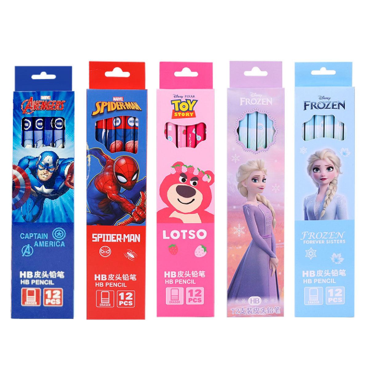 Set 12 Bút Chì Hb Cho Disney UNIMASS A73001-X