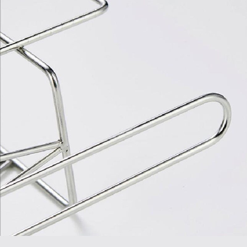 Giá kệ để đồ nhà bếp inox, không cần đục lỗ, có thể đựng màng bọc thực phẩm