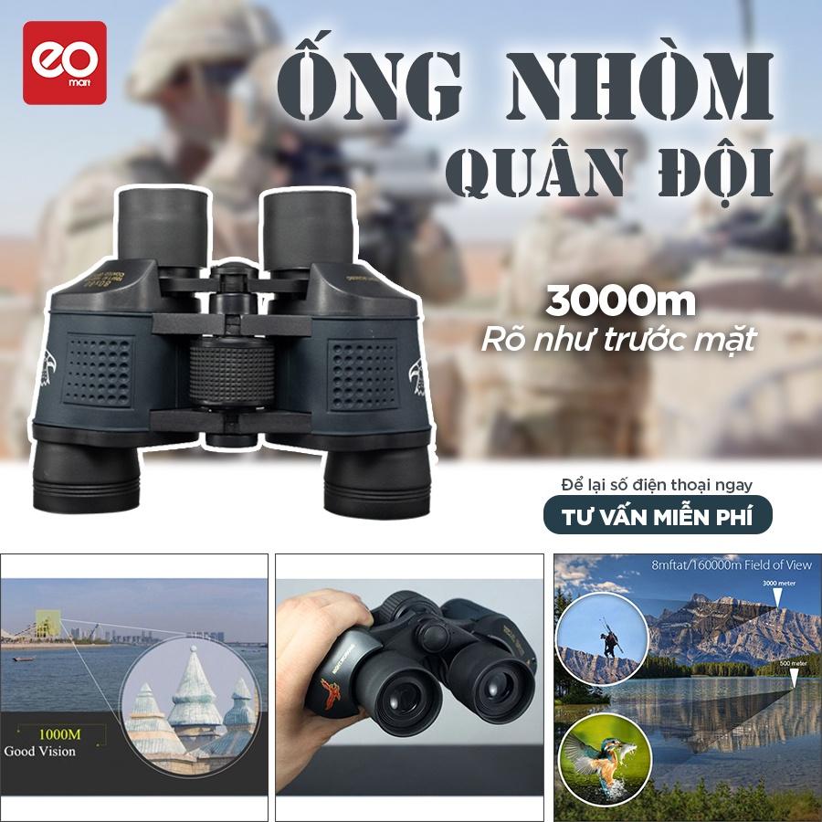 Ống Nhòm Quân Đội Chiếu Xa 3.000 M Với Thiết Kế Độc Đáo Vô cùng Tiện lợi cho những chuyến đi xa, du lịch,đi săn