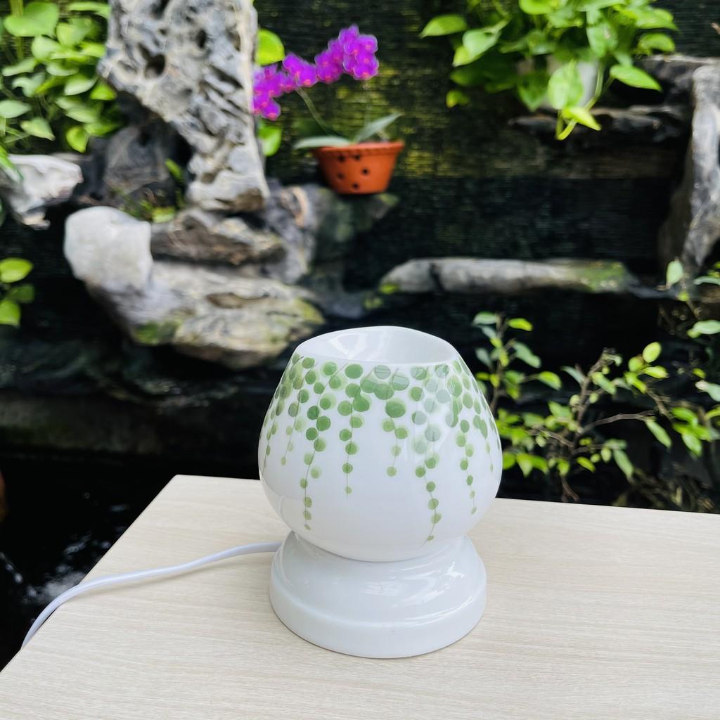 Đèn xông tinh dầu gốm sứ Bát Tràng vẽ tay 100%, nhiều mẫu mã, nhiều size