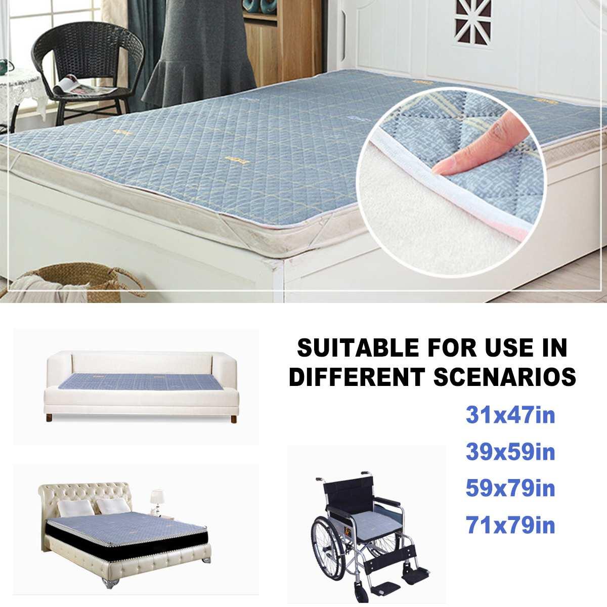 Trẻ Em Người Lớn Giường Thấm Hút Có Thể Rửa BồN TiểU Thảm Tã Tiểu Tiện Miếng Lót Chống Thấm Nước Chống Trơn Trượt Có Thể Tái Sử Dụng Bedsheet Underpad