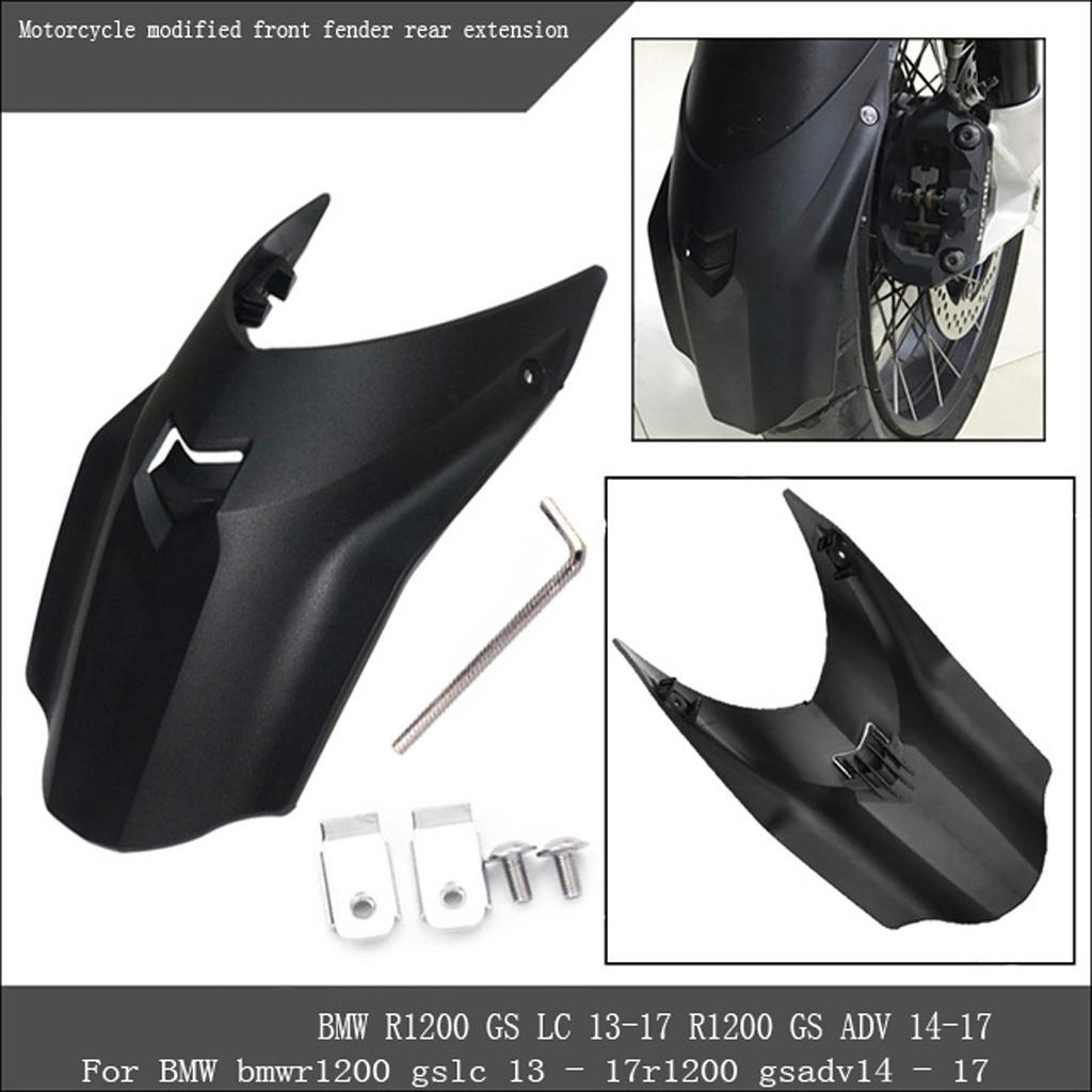 Black Front and Rear Tire Mudguard Fender for BMW R1200 GS 2013-2017