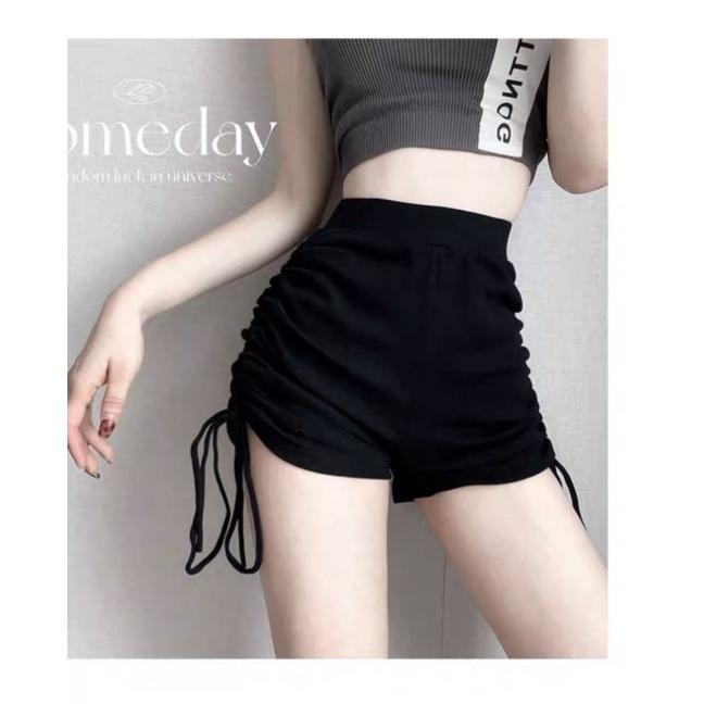 QUẦN ĐÙI THỂ THAO RÚT DÂY BẺN HÔNG