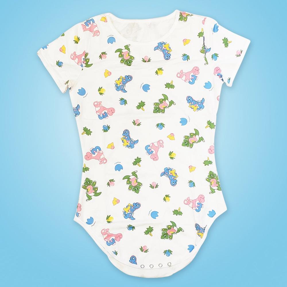 DDLG Trưởng Thành Bodysuit Bộ Đồ Ngủ Chụp Đáy Quần Romper Áo Liền Quần Onesie Cho Người Lớn Tã Người Yêu Bé Trai Cho Người Lớn Bé Gái