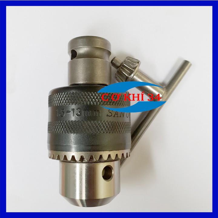 Đầu chuyển bulong sang đầu kẹp mũi khoan 13ly khóa tay