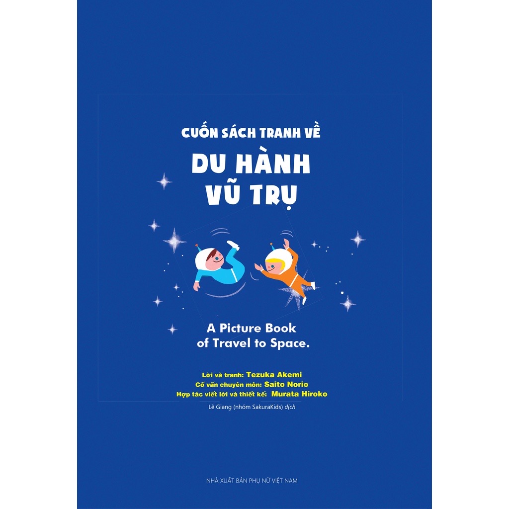 Sách Ehon Nhật Bản - Cuốn sách tranh về Du hành vũ trụ - Ehomebooks