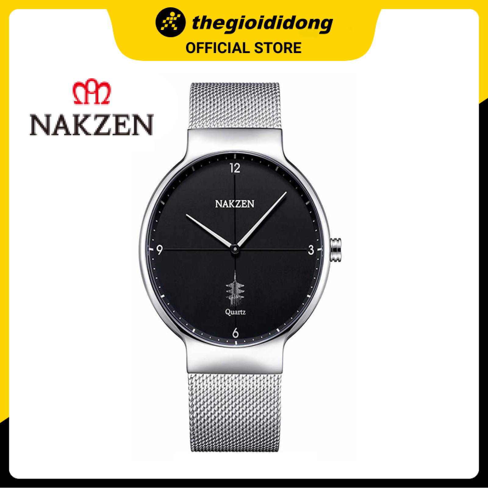Đồng hồ Nam Nakzen SS4051G-1 - Đen - Hàng chính hãng