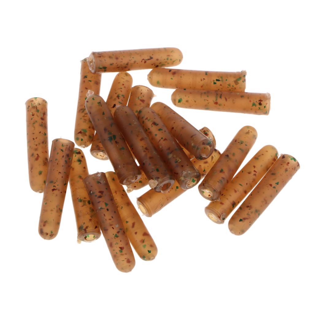 20Pcs/pack Durable Helicopter Rig Sleeves Carp Fishing Terminal Tackle 25mm