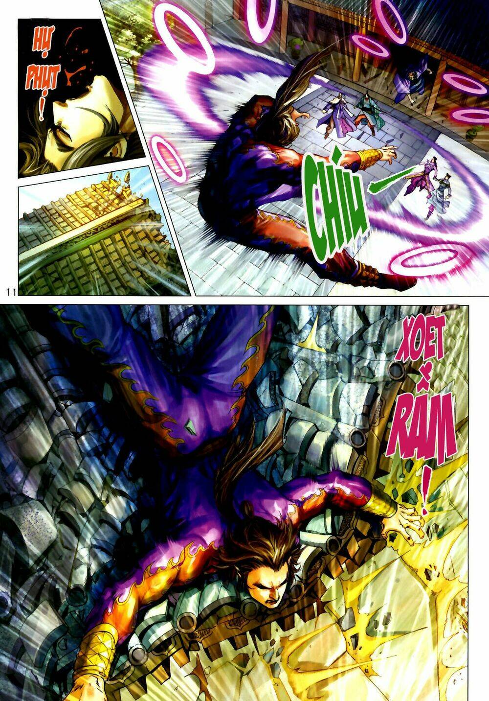 thần chưởng long kiếm phi chapter 10 11