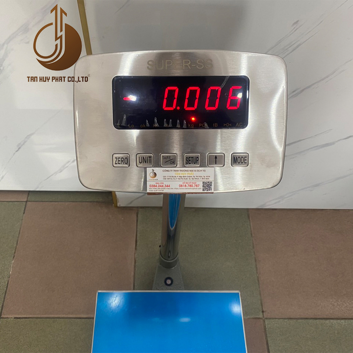 Cân Bàn Điện Tử JWS - Mặt Bàn Cân 300x400MM - Đầu Chỉ Thị Chống Nước