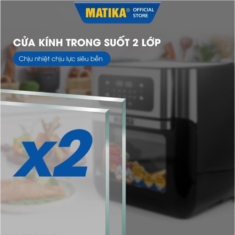 Nồi Chiên Không Dầu MATIKA 12L 1500W MTK-9312 - Hàng Chính Hãng