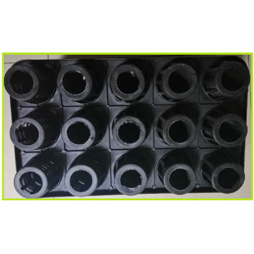 5 KHAY NHỰA CỨNG 15 LỖ TRỒNG RAU ƯƠM MẦM
