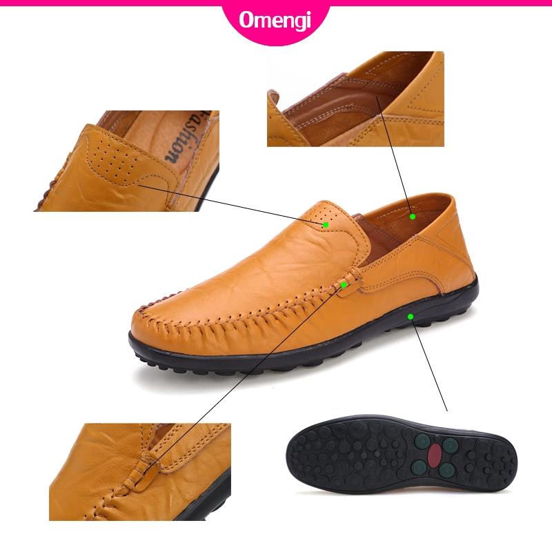 Giày Da Mềm Thời Trang Cho Nam Size 38-46