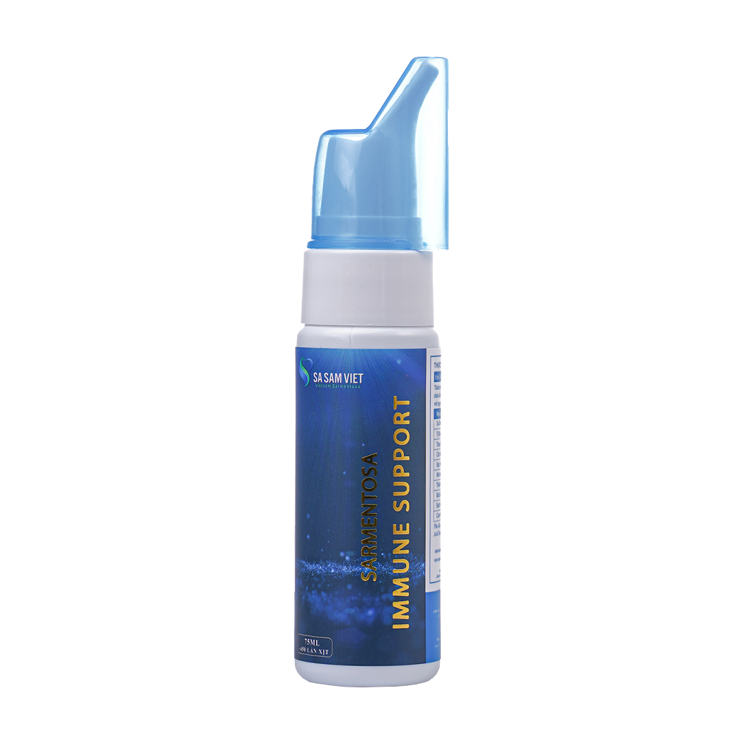 Xịt họng bổ phế hóa đờm Sa Sâm Việt Sarmentosa Immune Support