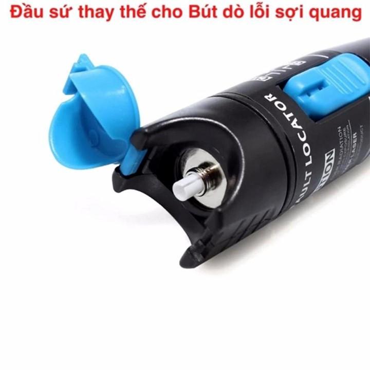 Đầu sắt và lót sứ bút soi quang