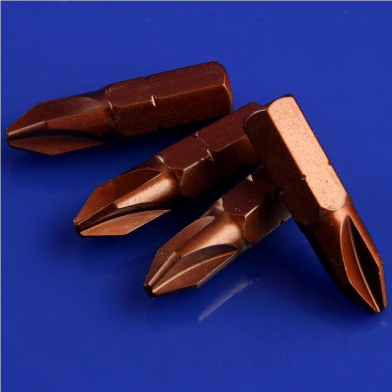 Phillips Bit tuốc nơ vít từ tính SET 1/4 inch Hex Shank Ph0 Ph1 Ph2 Ph3 Máy khoan Vít điện Công cụ Bit Bit 25 mm Chiều dài Rustproof