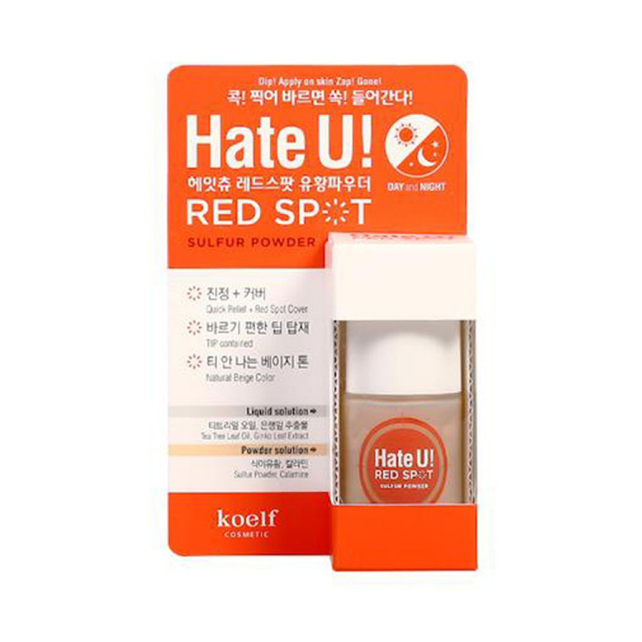 Chấm mụn Koelf Hate U Red Spot Sulfur Powder