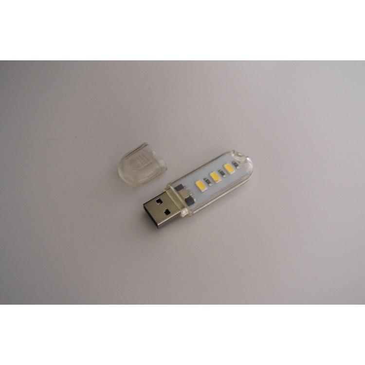 Đèn Led USB 3 Bóng Siêu Sáng Trắng