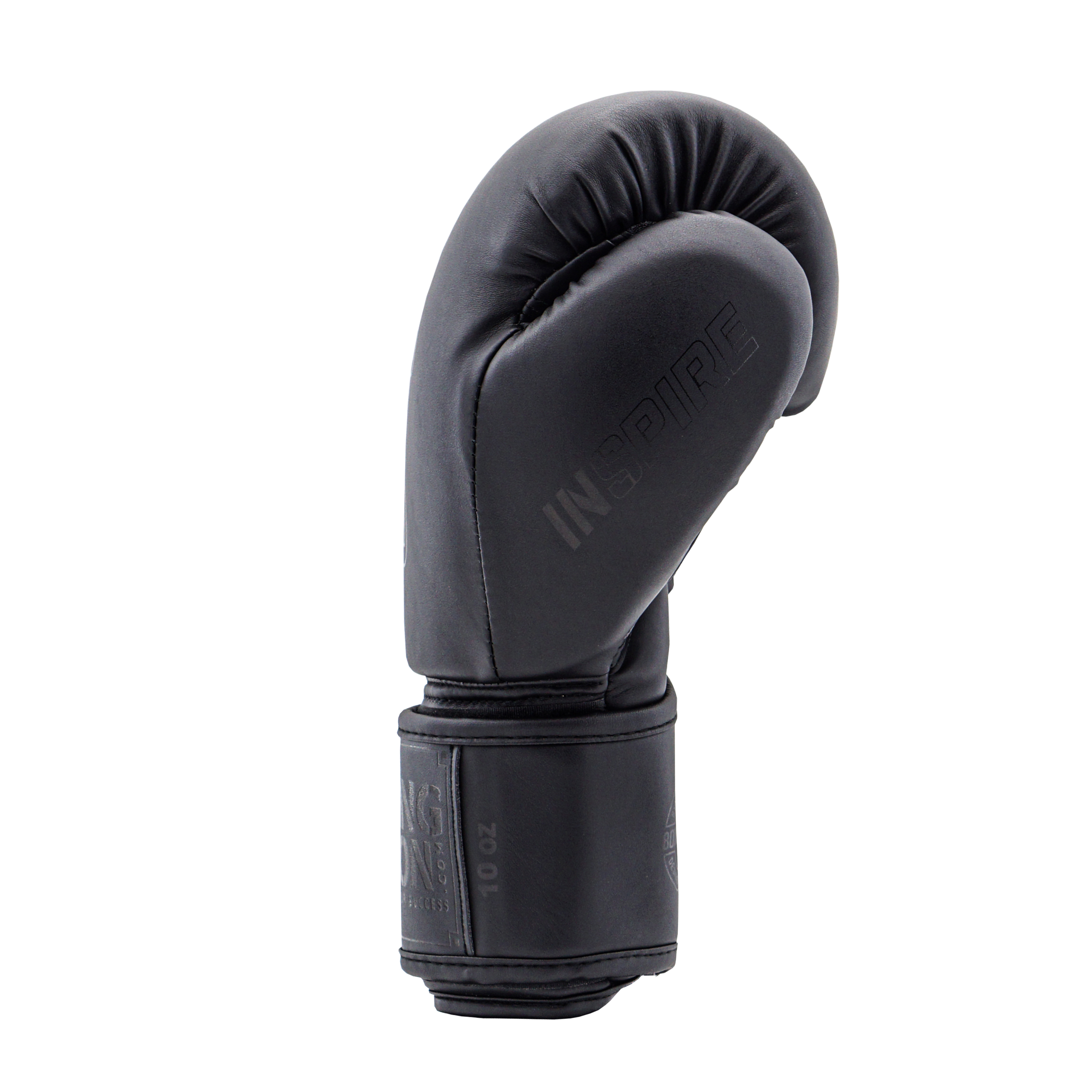 Combo Găng Tay Boxing Saigon + Băng Tay 4m5 (tặng túi rút) - Matte Black