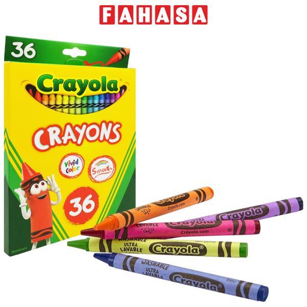 Hộp 36 Bút Sáp Màu Phiên Bản Mới - Crayola 523031