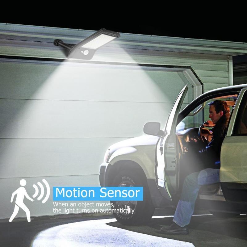 SENSOR Đèn Led Gắn Tường Cảm Biến Chuyển Động Không Dây Dùng Năng Lượng Mặt Trời