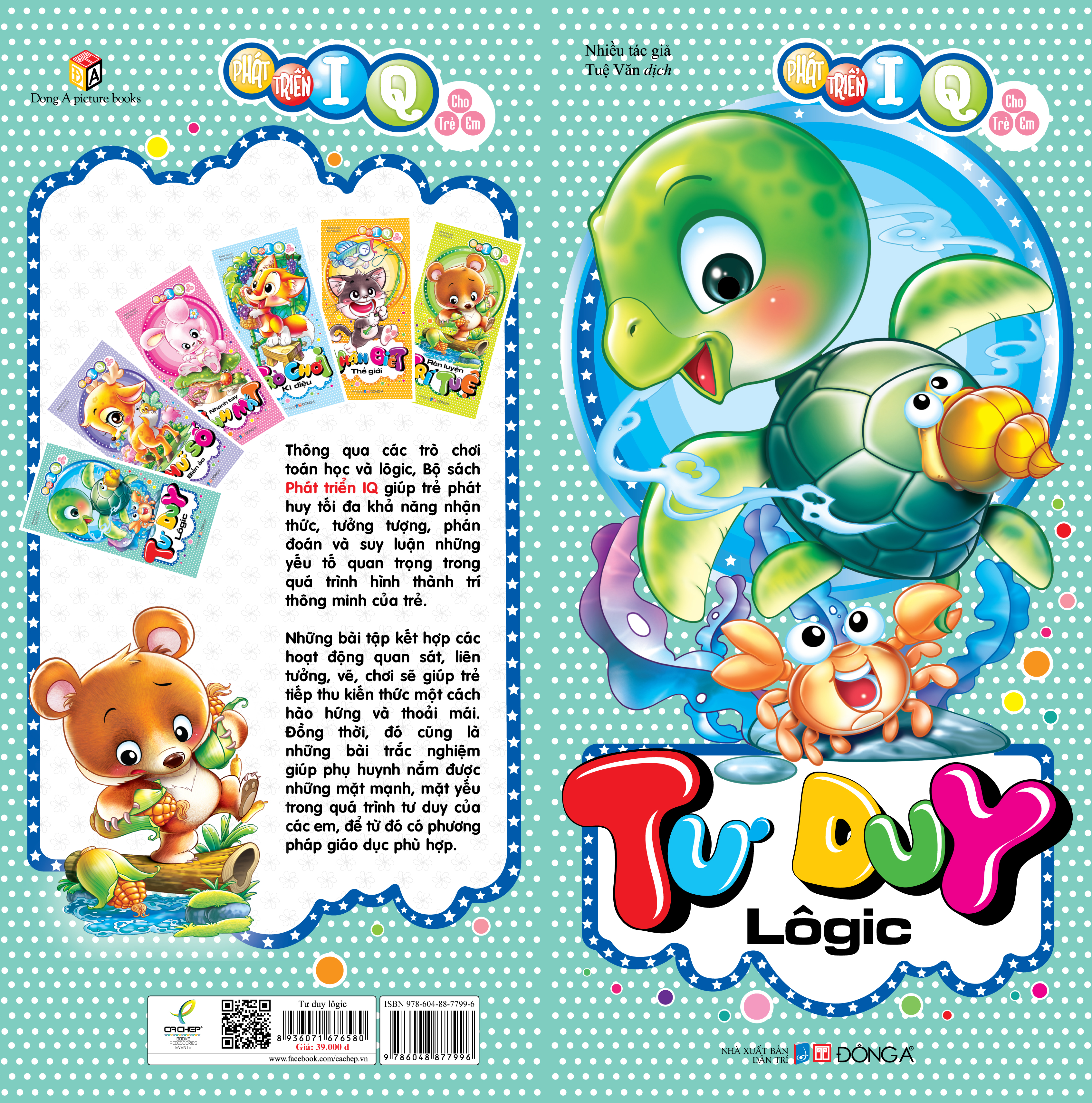 Bộ Phát Triển IQ Cho Trẻ - Tặng 1 Bộ sách Baby Book - Những người bạn ngộ nghĩnh khi mua trọn bộ 6 cuốn
