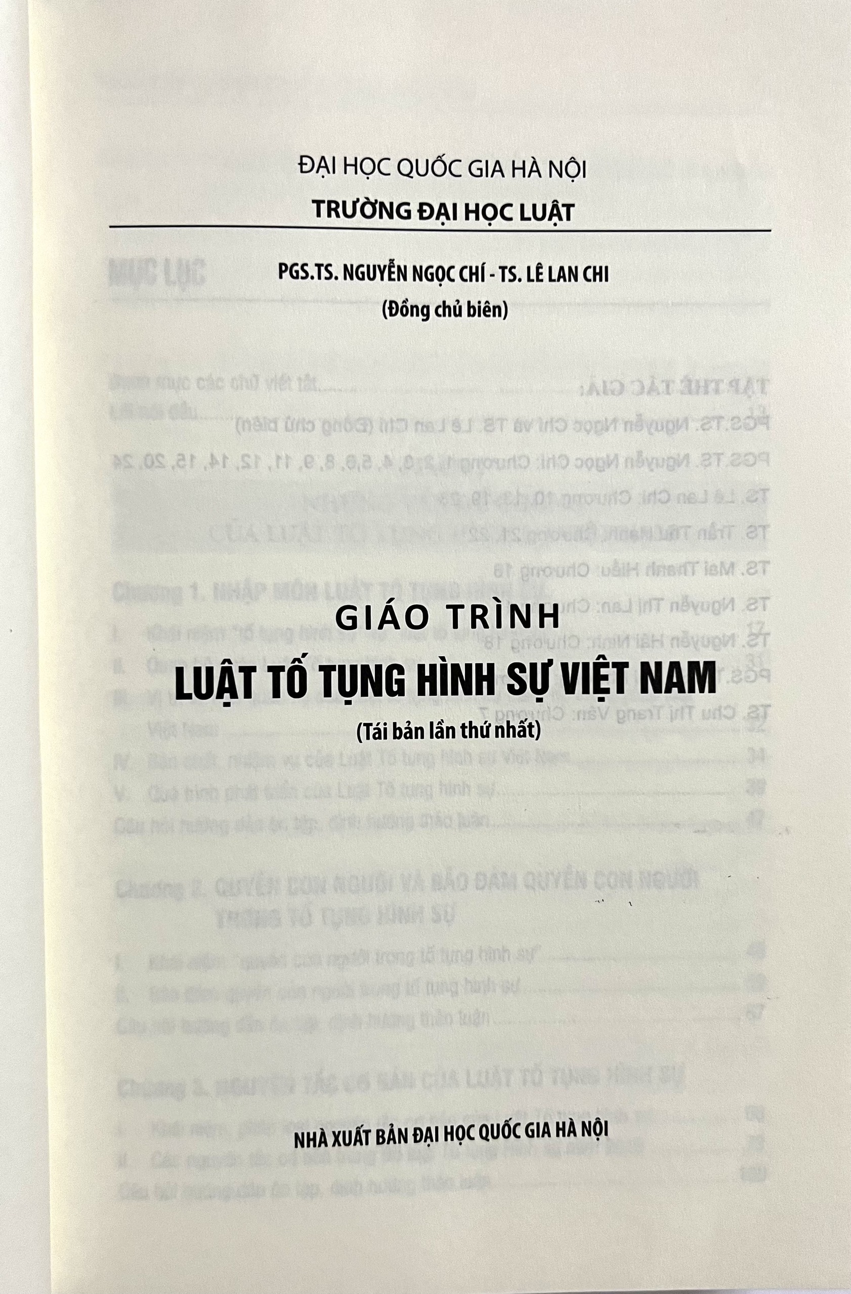 Sách Giáo Trình Luật Tố Tụng Hình Sự Việt Nam