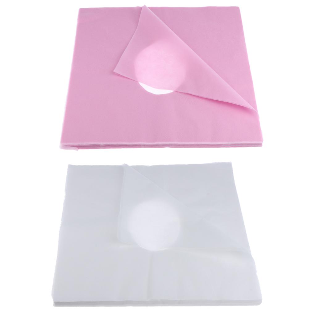 100pcs Non-woven Massage Disposable Headrest Paper/Face Pillow Cushion Cover