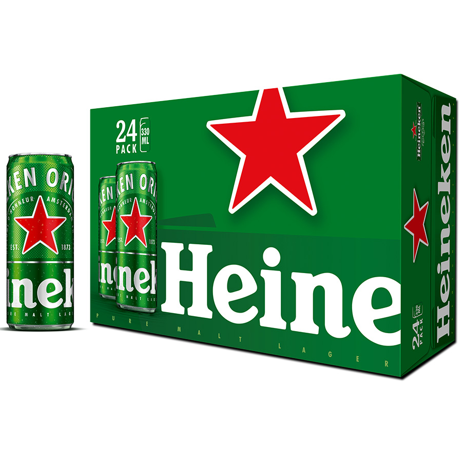 Thùng 24 lon bia Heineken (330ml / Lon)