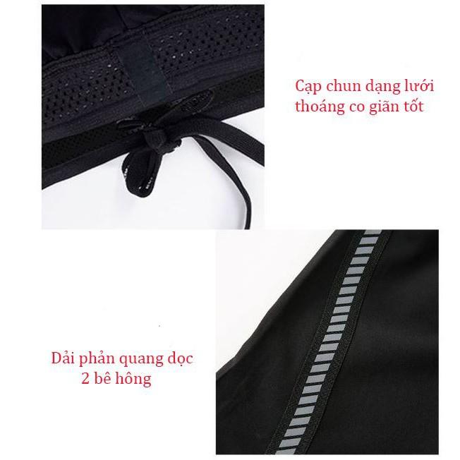 Quần chạy bộ nam thoáng khí túi 2 bên hông