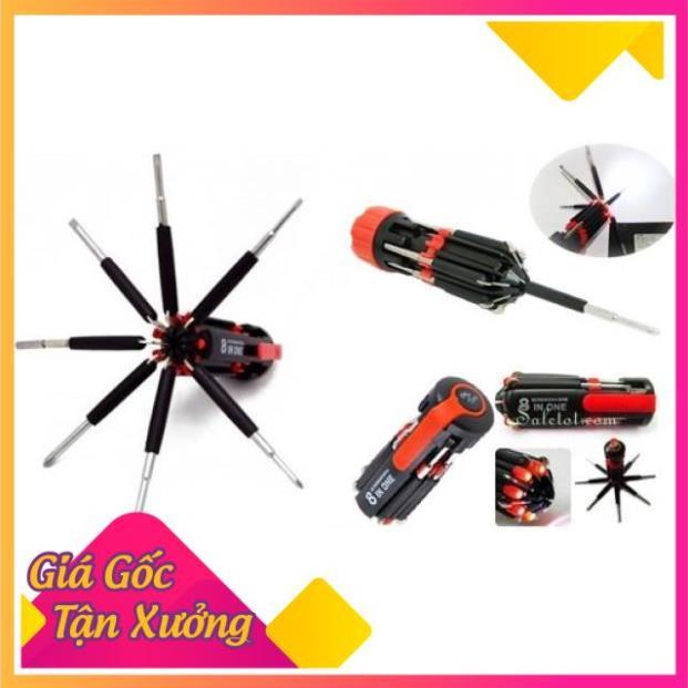Bộ Tua Vít 8 Trong 1 Có Đèn Pin Fz 895 TP'S