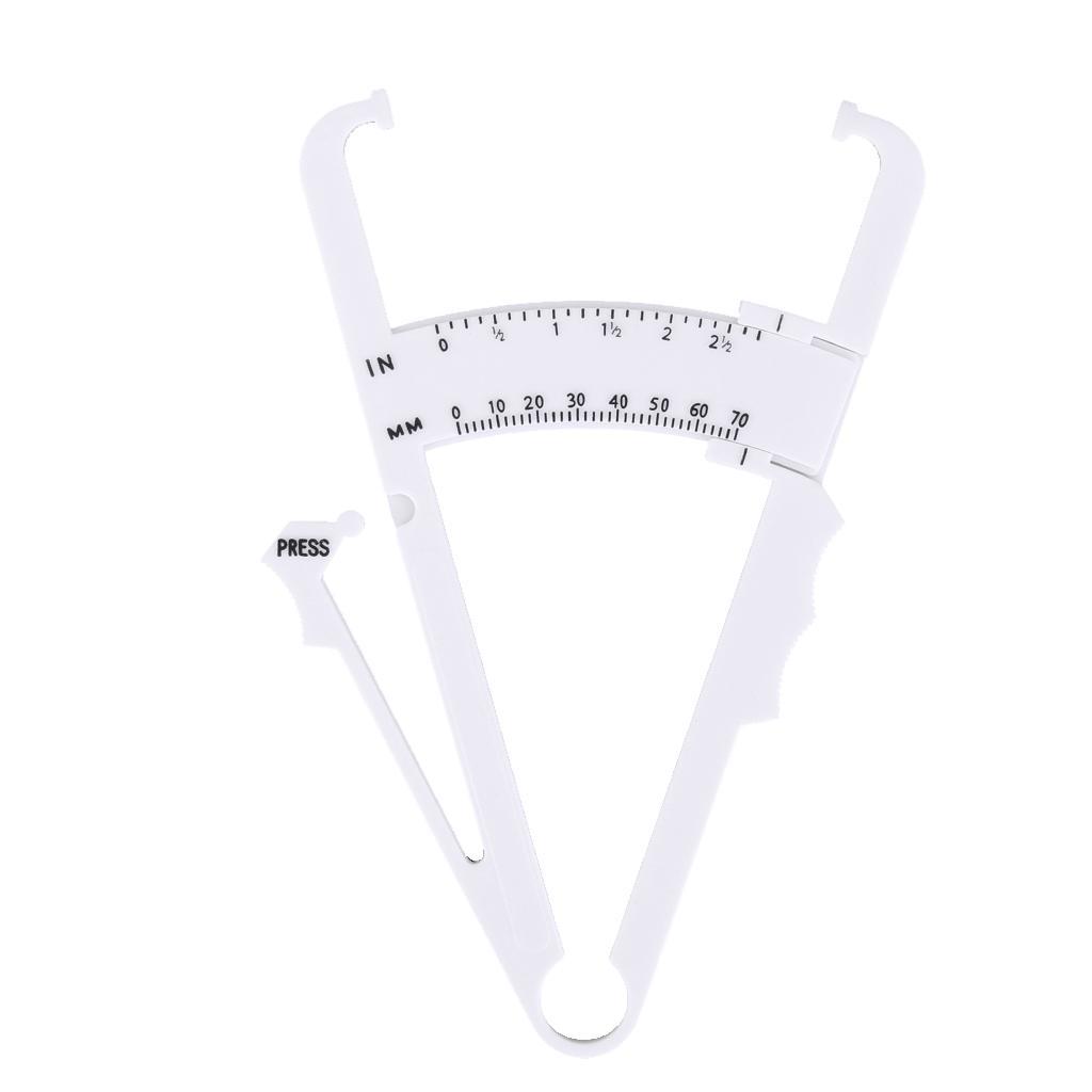 Body Fat Meter Gauge Fitness Accessory Exercise Gym Target Measurement 0 to 70mm