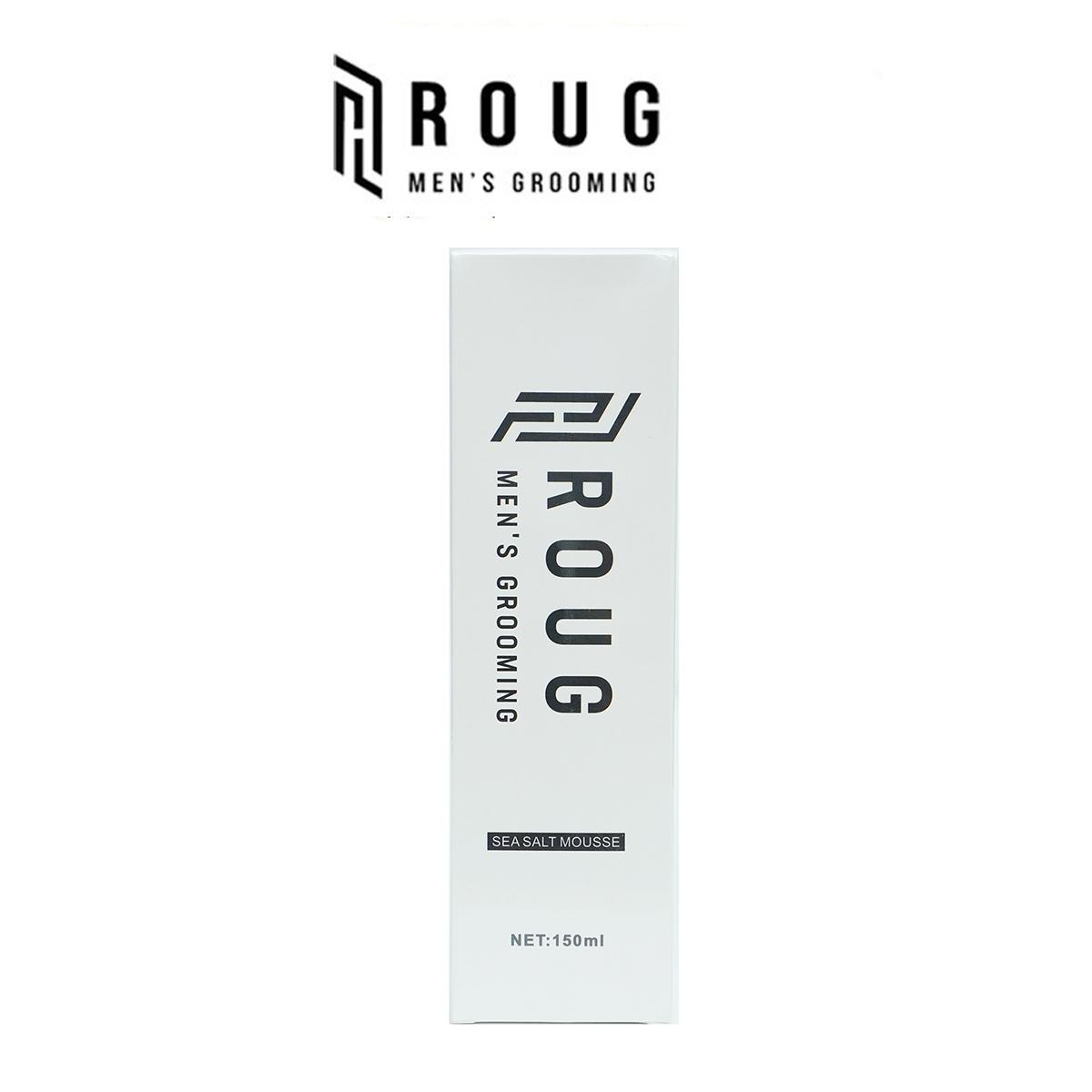 Bọt tạo kiểu tóc Roug Sea Salt Mousse 150ml cao cấp Singapore | Tạo Phồng, Dưỡng Tóc và Giữ nếp + Tặng lược Texture Roug Men's Grooming và Lược sấy Chaoba