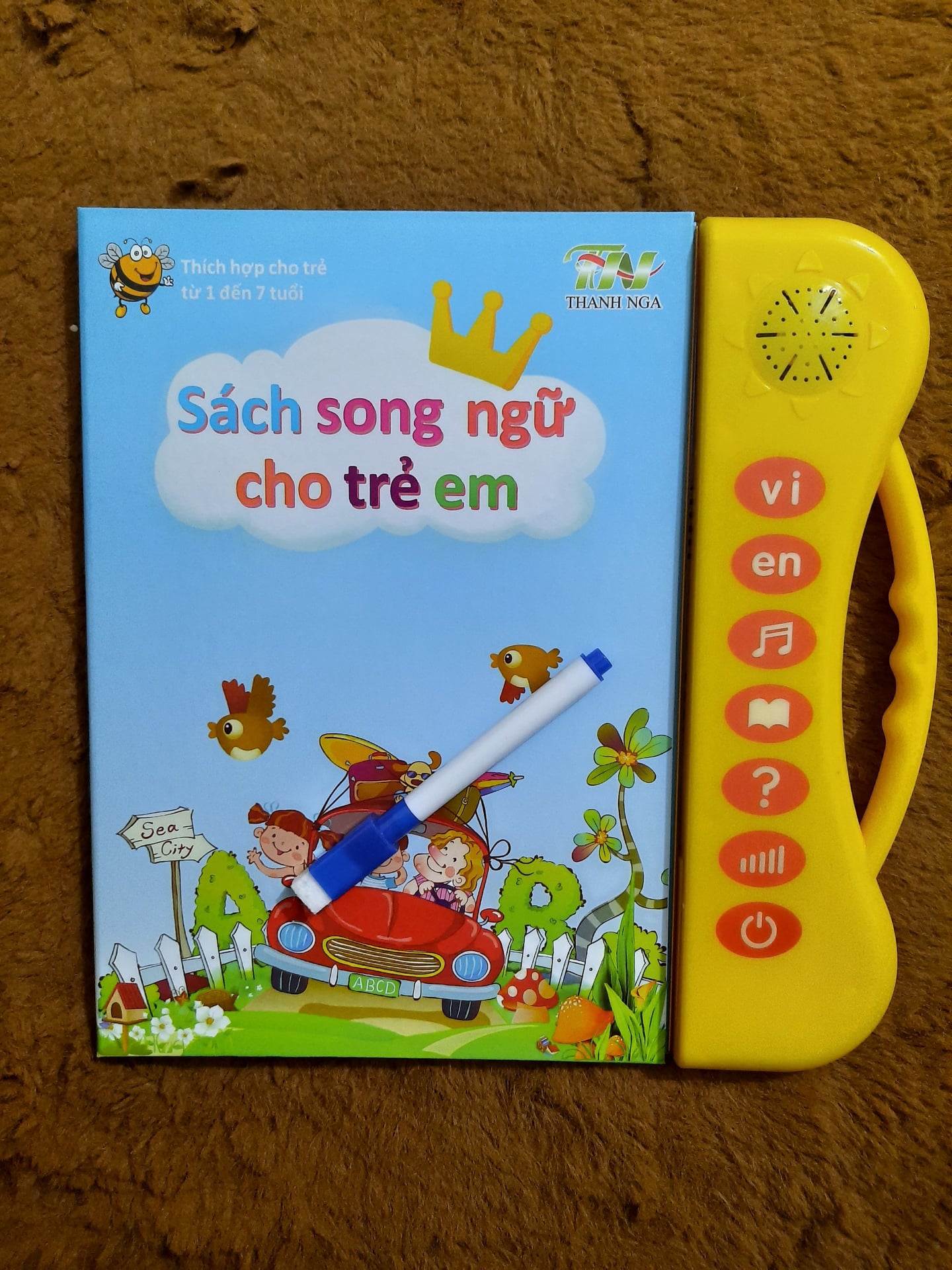 Hình ảnh  Sách nói điện tử song ngữ Anh Việt - Giúp trẻ học tốt tiếng Anh, nghe nhạc, đọc truyện