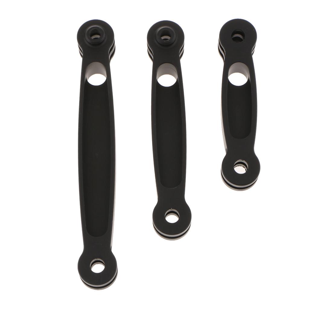 3x Bicycle Helmet Mount Arm Extension Pole Set Bundle for for for for for for GoPro Hero 6/5/4/3+ Action Camera Holder Accessory
