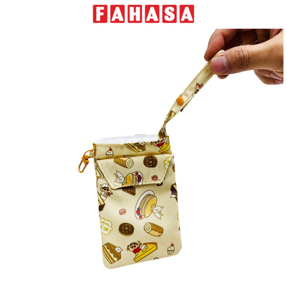 Túi Mini Cầm Tay Crayon Shin-Chan - Deli LB651 - Màu Vàng