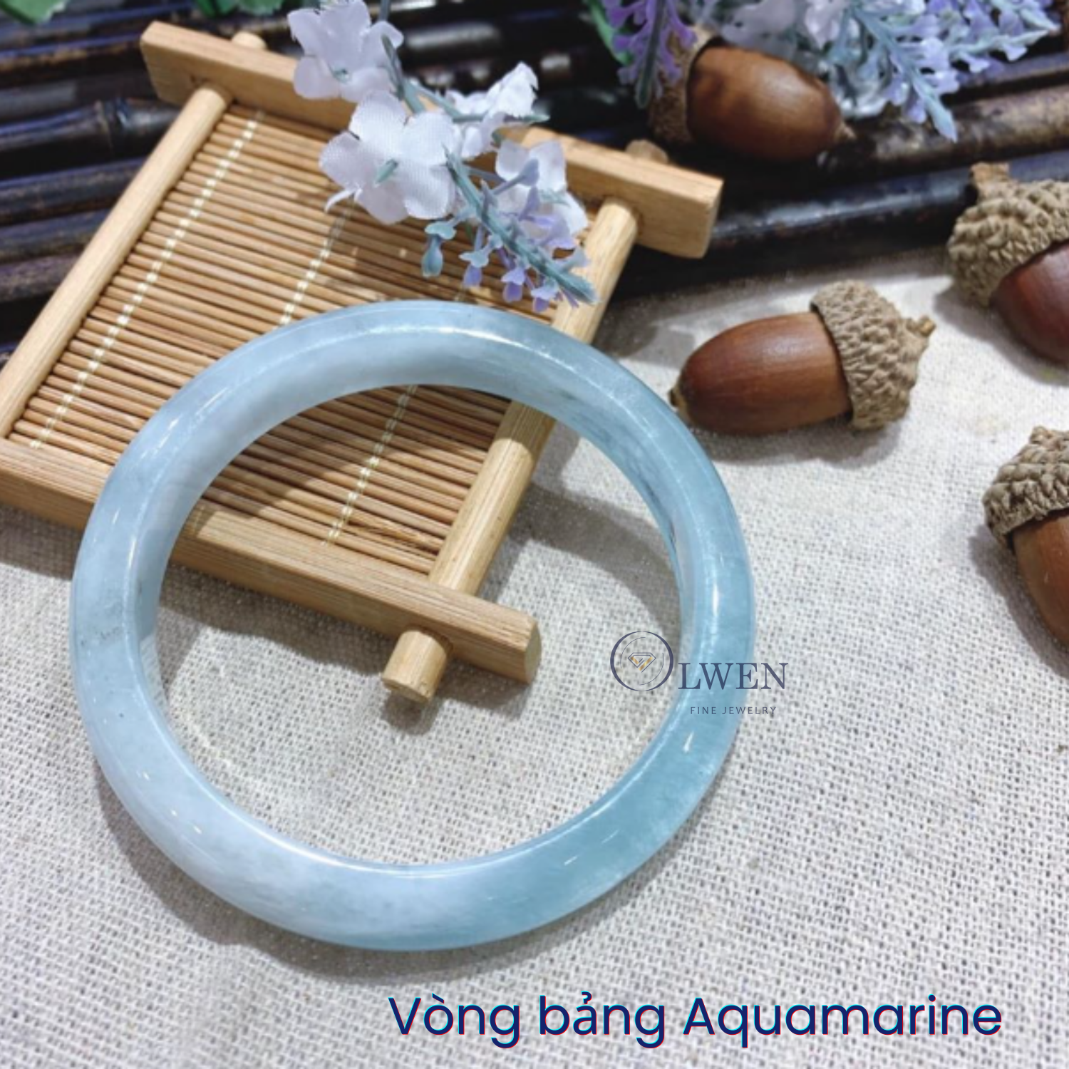 VÒNG BẢ ĐÁ AQUAMARINE