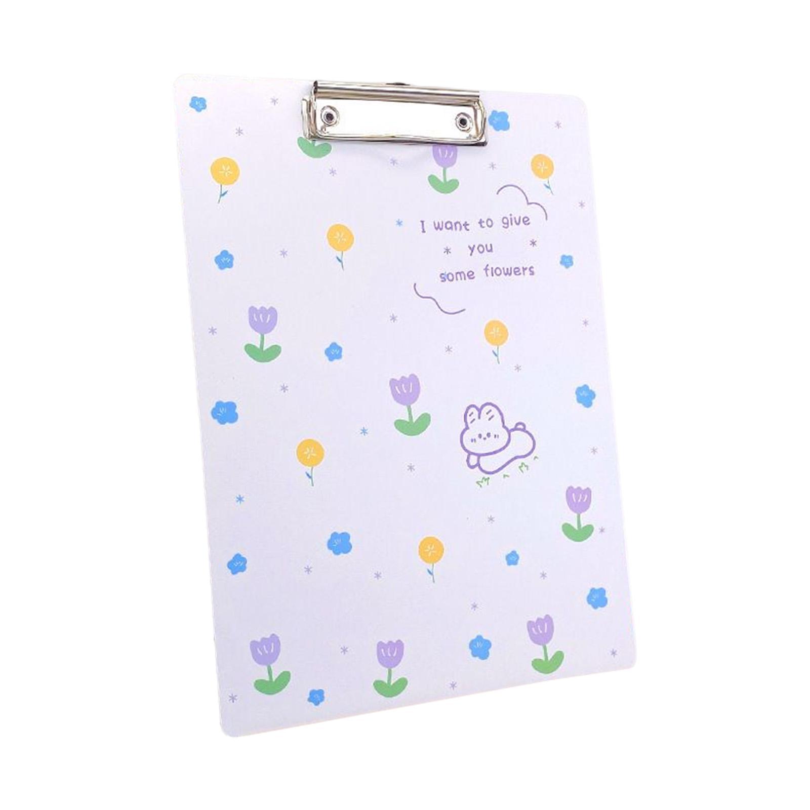 2PCS Cute Clipboard Fastener File Folders Gifts Creative for
