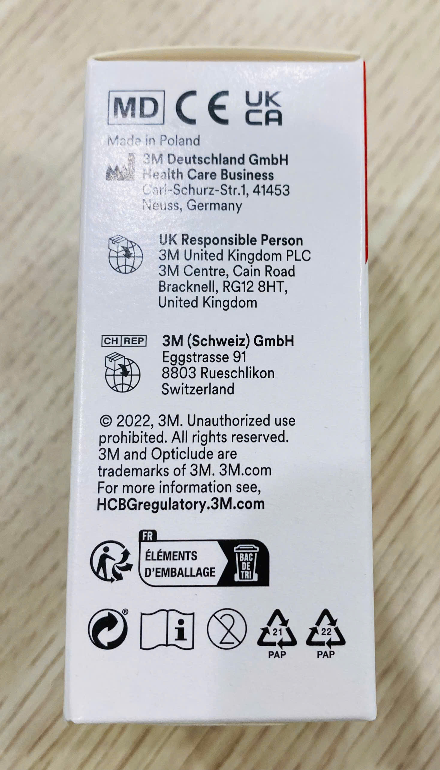 Miếng dán mắt 3M Nexcare nhược thị cỡ lớn 1539 cho trẻ trên 6 tuổi ( bao bì mới)